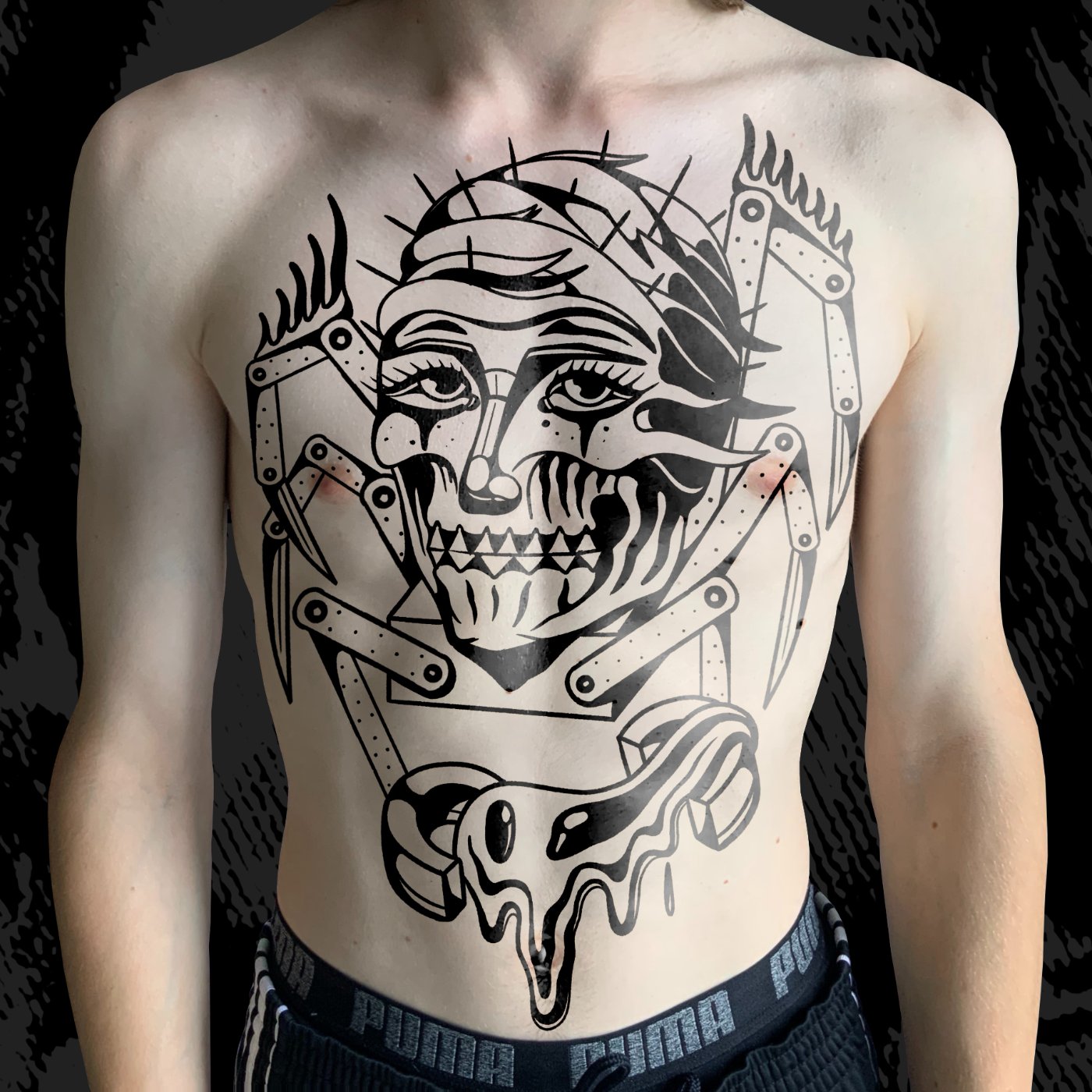 Rust and remorse — big tattoo project by Nick Kozlov