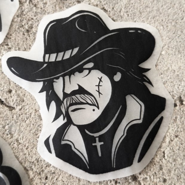 deadringer — blackwork flash tattoo by Nick Kozlov