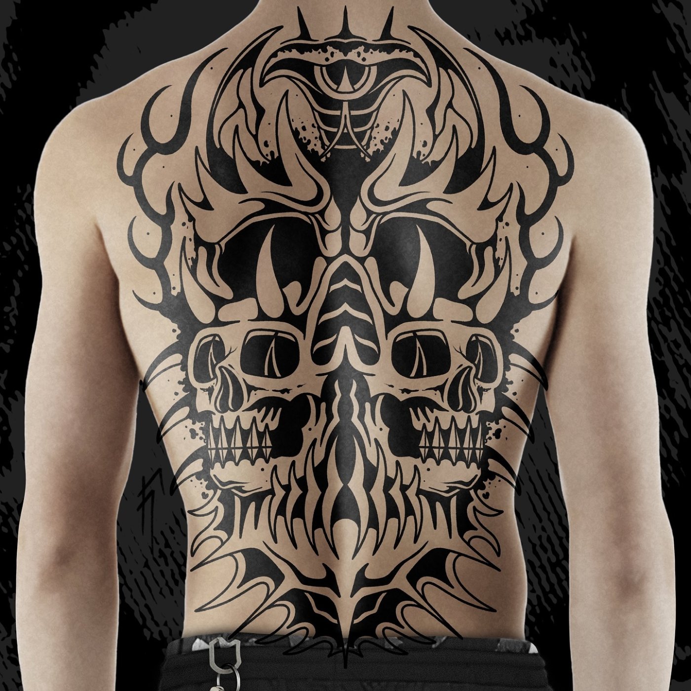 Death trial — big tattoo project by Nick Kozlov