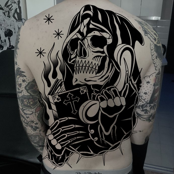 911 call — big tattoo project by Nick Kozlov