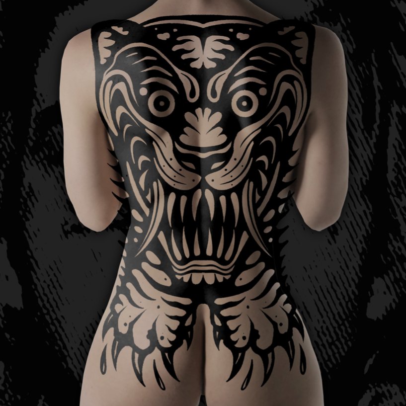 Wild jungle proj — big tattoo project by Nick Kozlov